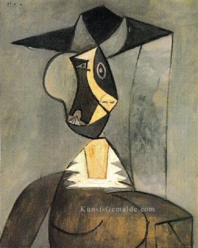  picasso - Frau en gris 1942 kubist Pablo Picasso